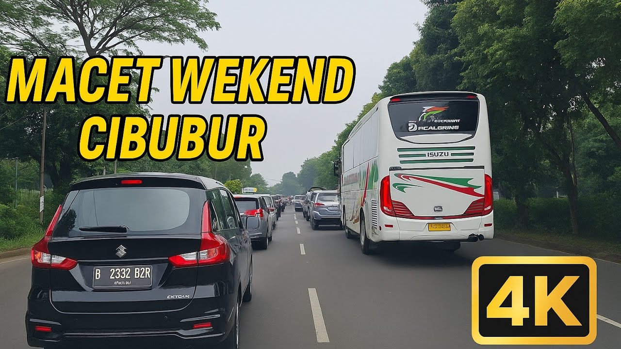 ⛔ JANGAN LEWAT SINI! Titik MACET WEEKEND di Jalan Jambore Cibubur | 4K