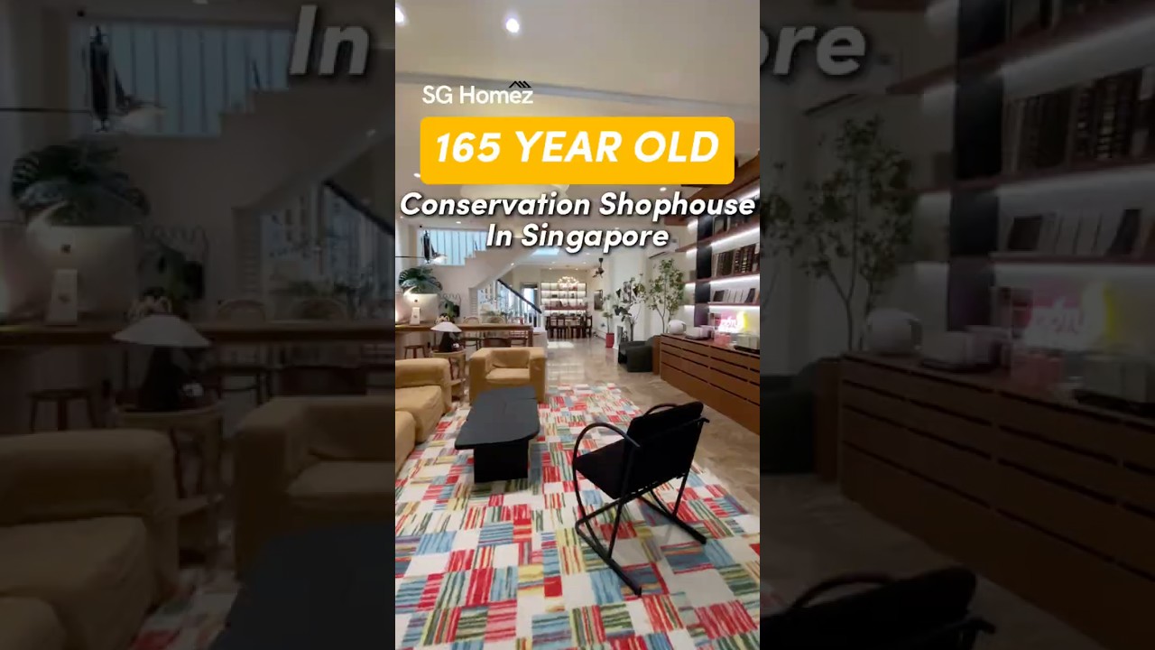 📍 Singapore Central Conservation Shophouse 🏡 2 storeys  #privateproperty #homedecor #sghomes