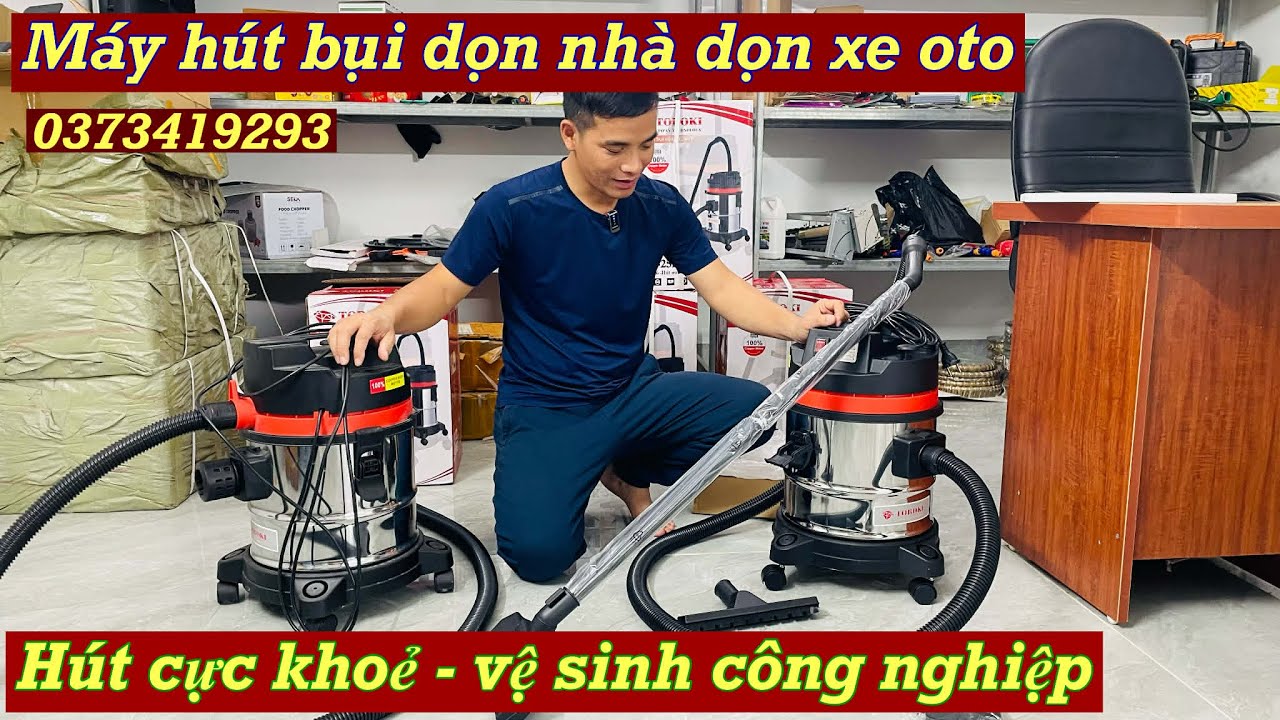 Máy Hút Bụi Gia Đình Máy Hút Bụi Công Nghiệp Dọn Nhà Rửa Xe Oto Cuối Năm