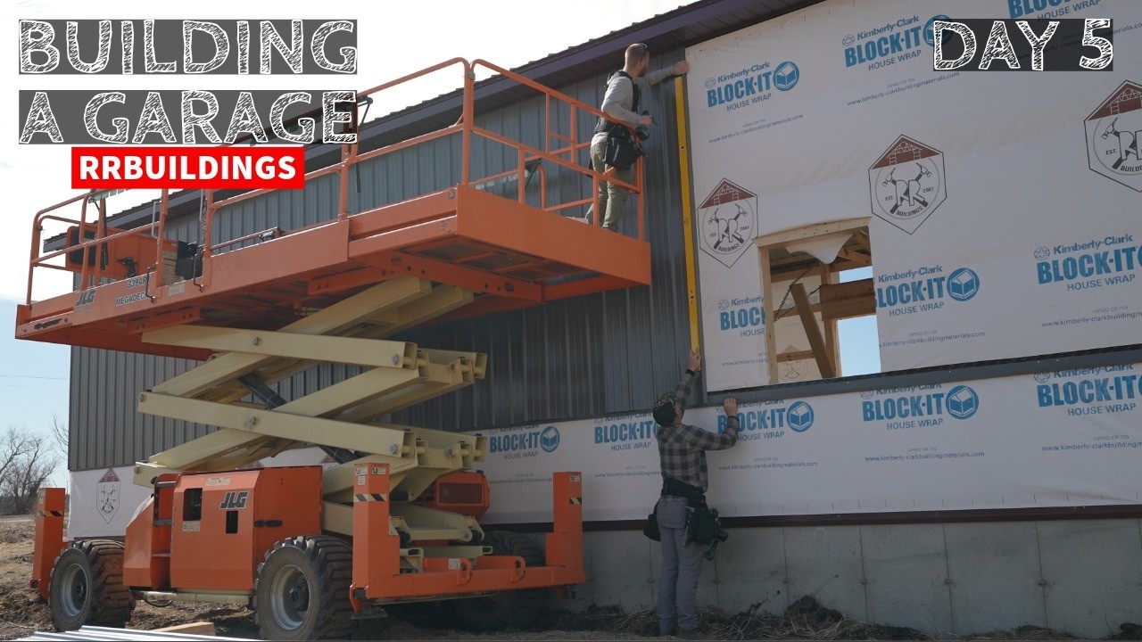 Day 5 Building a Garage Post Frame Style