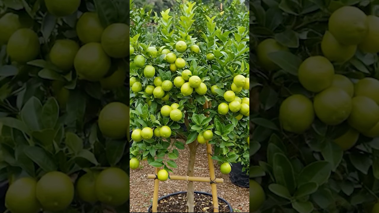 🍋Настоящий секрет очень быстрого выращивания лимонных деревьев из черенков🌱