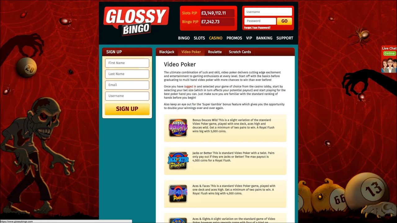 Glossy Bingo Review by Compare Bingo Sites