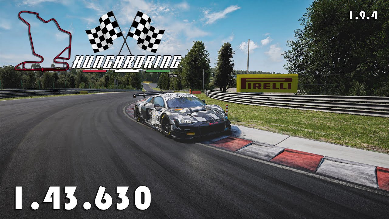 Assetto Corsa Competizione | Audi R8 EVO2 | Hungaroring | 1.43. 630 (Hotlap + FREE Setup)