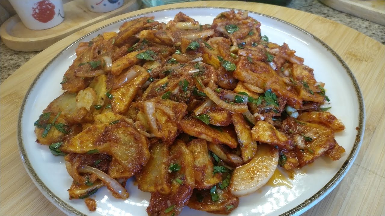 👌5 ÇAYINA YAPTIM YİYEN MEST OLDU | LEZZETİ SOSUNDA SAKLI KIZARTMA PATATES SALATASI.