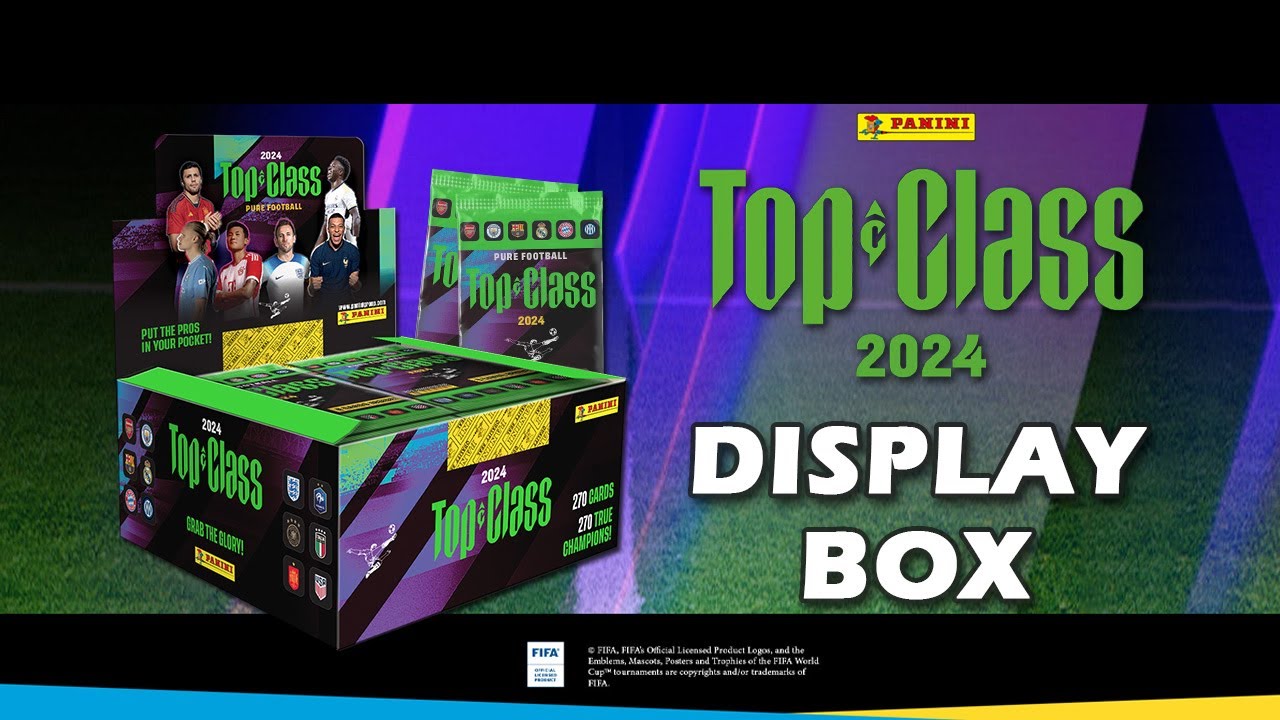 PANINI FIFA Top Class 2024 Trading Cards - Komplette DISPLAY BOX mit 192 Cards