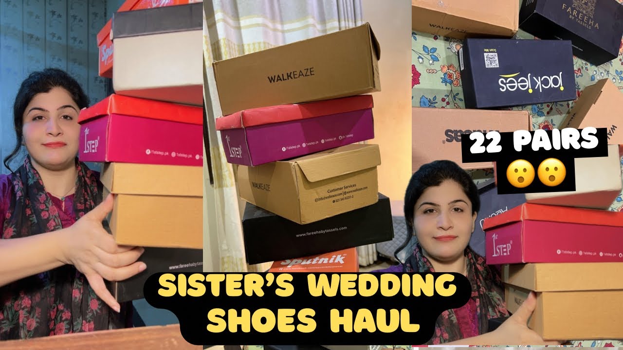 Sister's Wedding Shopping Spree! 22 Pairs of Shoes Revealed! 👠💕