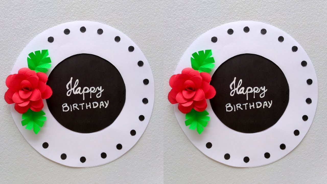 Lovely Birthday Card | Birthday Card Idea | Tarjeta de cumplea&ntilde;os f&aacute;cil y linda