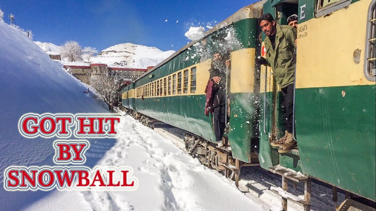 Kojak Tunnel In Snow & Chaman Passenger Train | Marvelous Engineering By British | Pakistan Railways