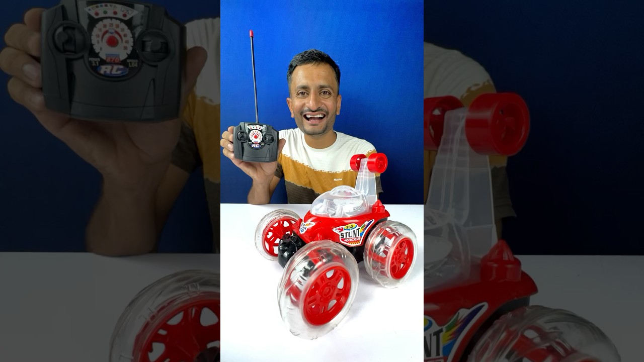 Remote control stunt car unboxing | rc stunt car ko chalaya