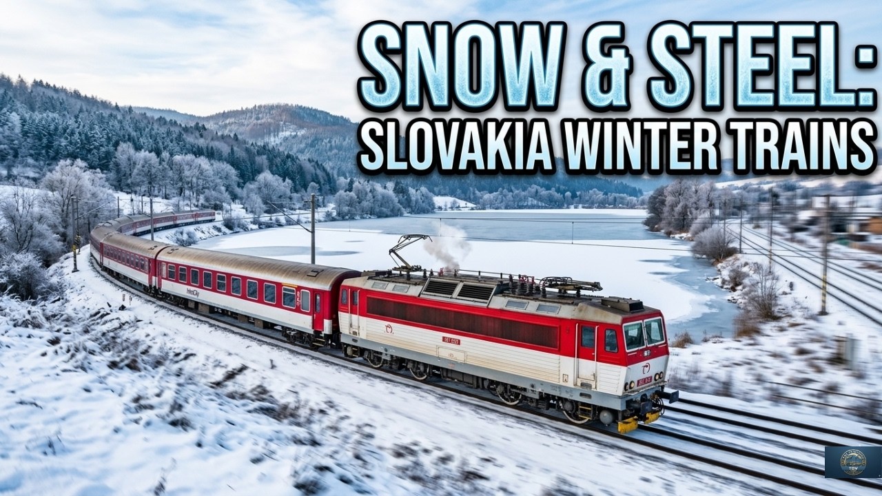 Vonatok Szlovákiában / Trains in Slovakia (Csodálatos helyszín / Amazing location)