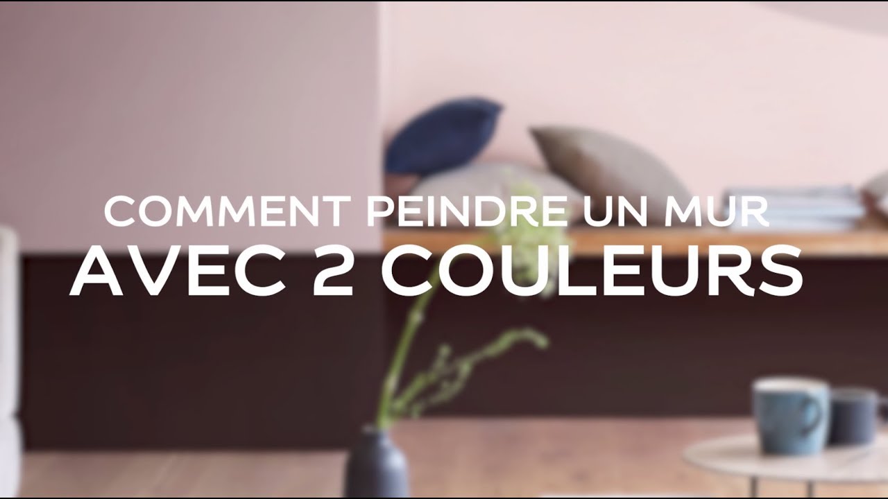 Comment peindre un mur avec 2 couleurs