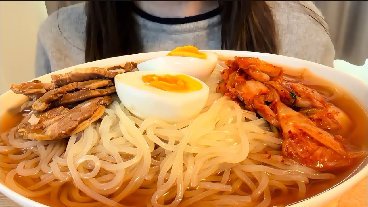 ASMR  盛岡冷麺　【咀嚼音/ Mukbang / Eating Sounds】