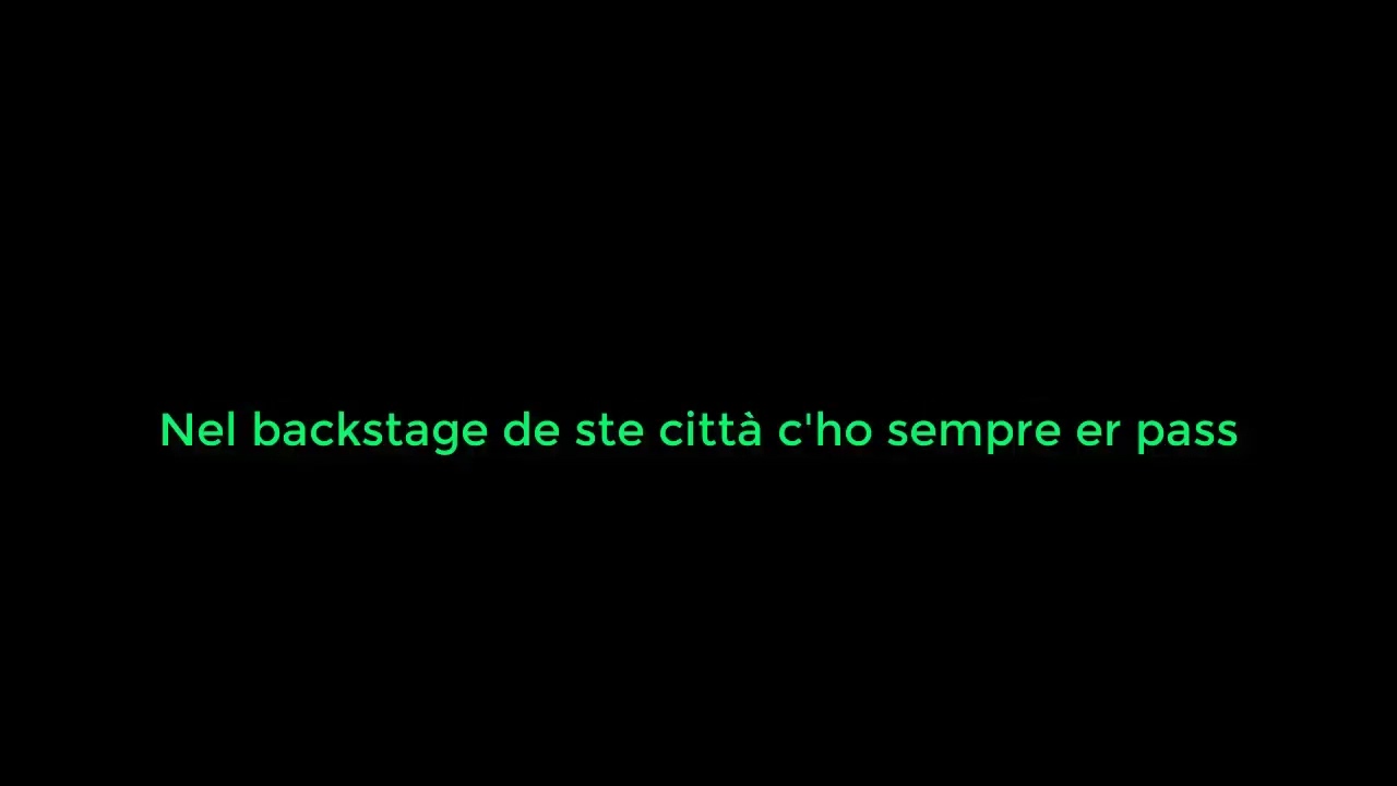 Chicoria - Troppo  Vecchio per Cambiare - Video Lyrics
