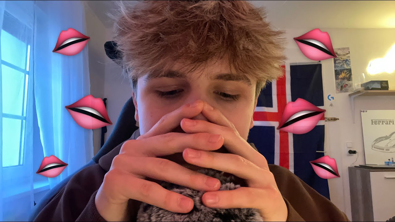 ASMR Mouth sounds/Inaudible whispering and Visual triggers 👄