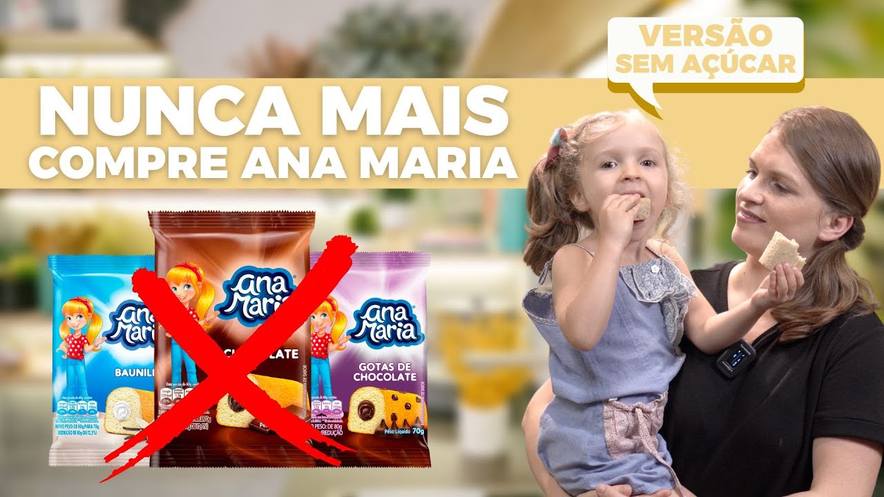 Troque a Ana Maria da lancheira do seu filho por esse BOLINHO RECHEADO | Bolinho Ana Maria Caseiro