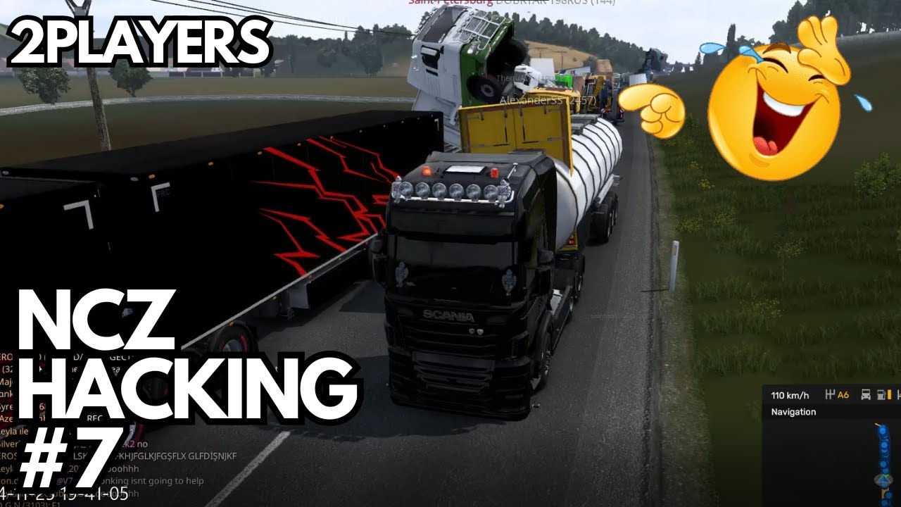 ETS2MP NCZ HACK #7| PURE CHAOS TROLLING