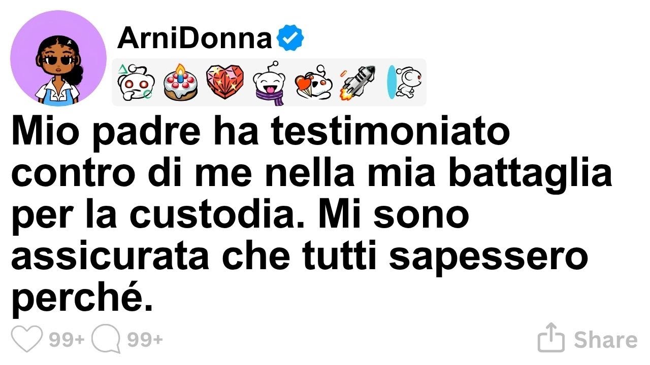 [STORIA COMPLETA] Mio padre ha testimoniato contro di me. Ho fatto sapere a tutti il motivo.