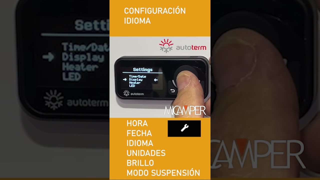 tutorial mando calefacción estatica autoterm planar. instrucciones breve explicación