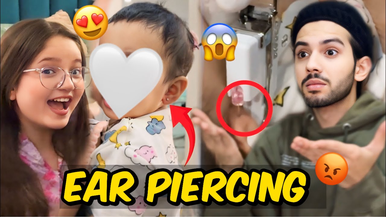 Erha ki first piercing karwadi Shaheer se chupke😳 Emotional moment🥺