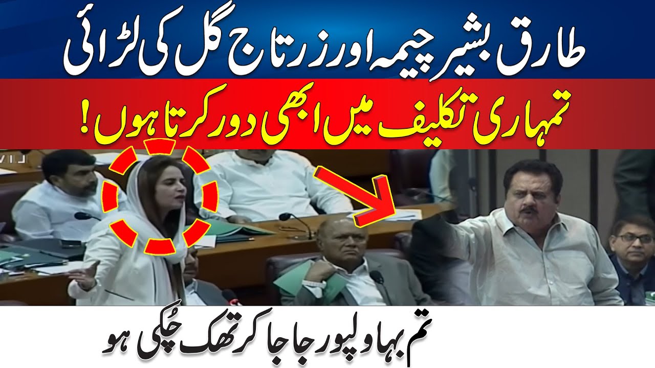 Tumhari Takleef Dour Krta Hun - Heavy Fight In National Assembly Betweeen Tariq Bashir & Zartaj Gul