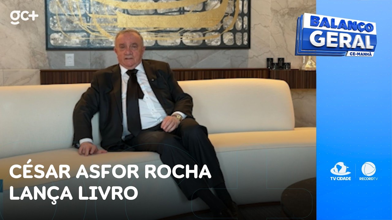 Ex-presidente do STJ César Asfor Rocha reflete sobre trajetória em livro | Balanço Geral CE Manhã