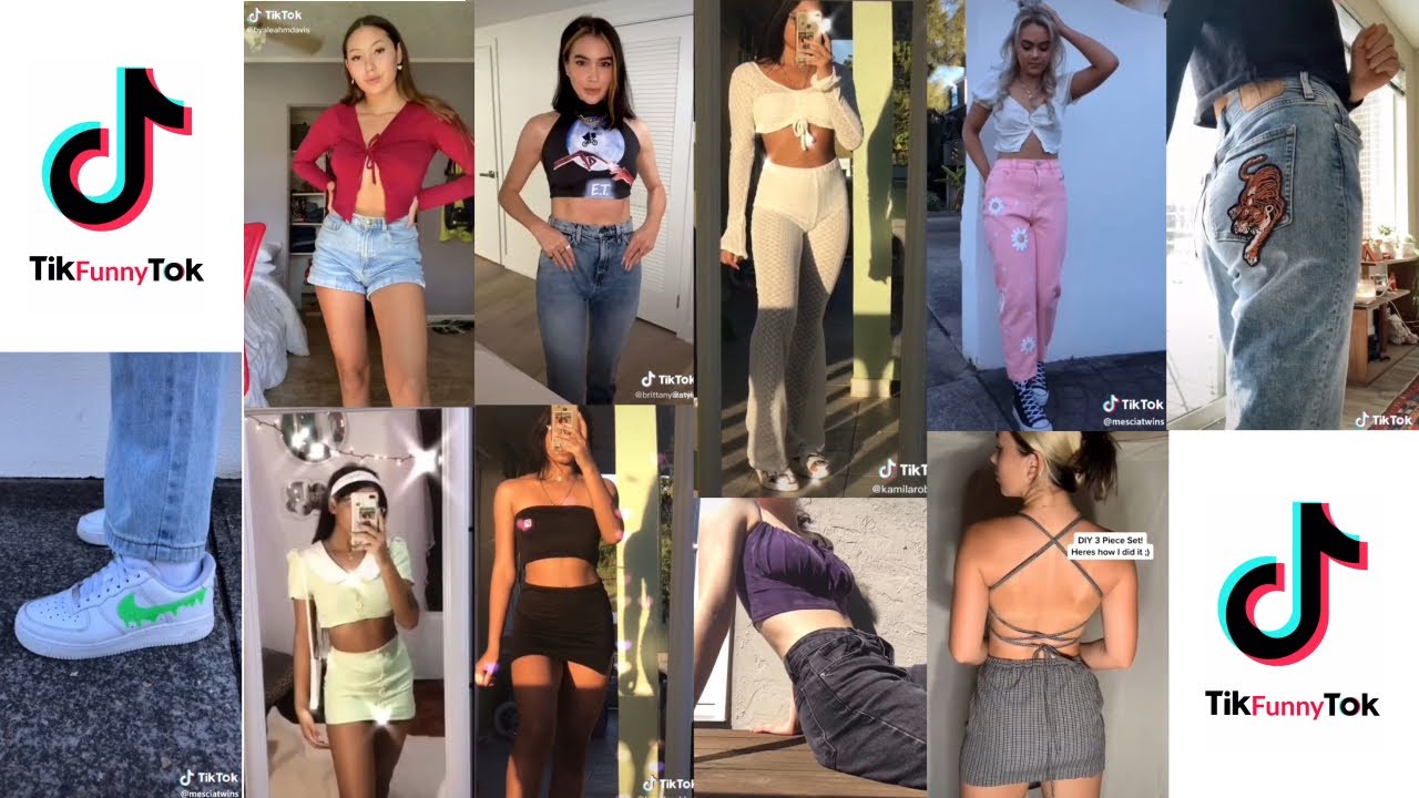 Transforma tu ropa FÁCIL *THRIFT FLIP* Tik Tok DIY (recopilación) Pt.1 🌈😊 │TIKfunnyTOK