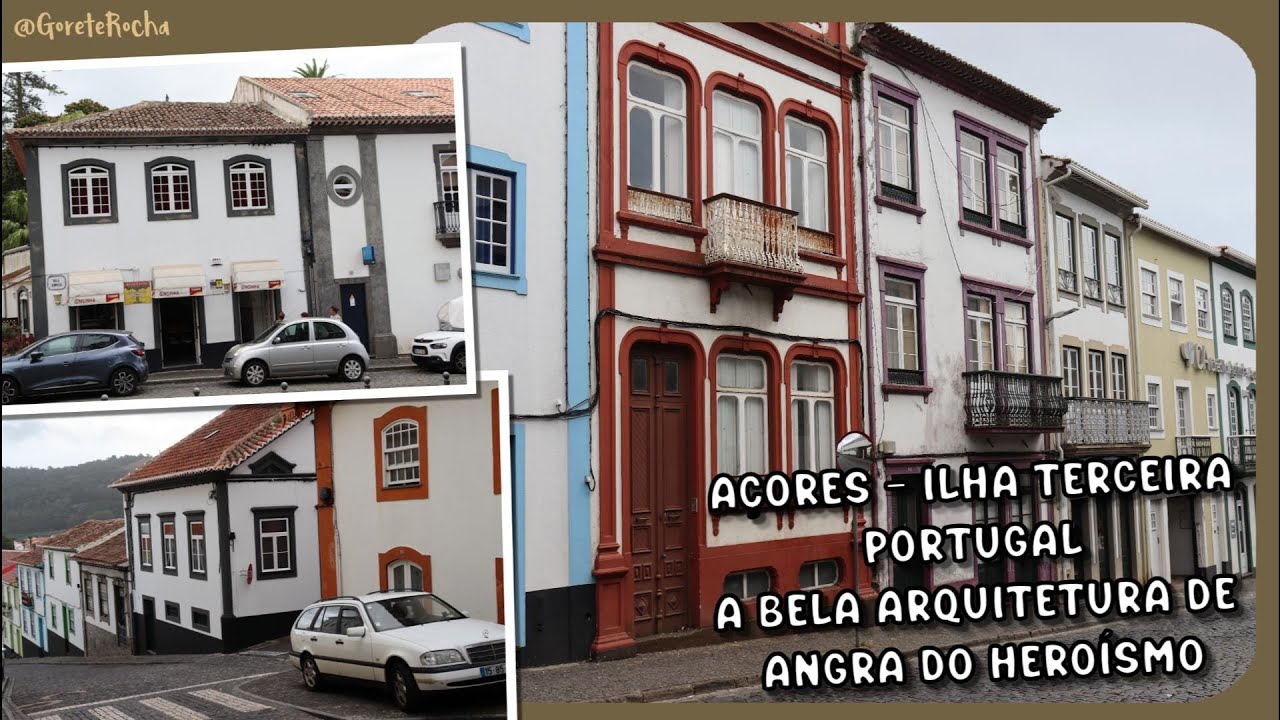 A bela Arquitetura de Angra do Heroísmo Ilha Terceira Portugal