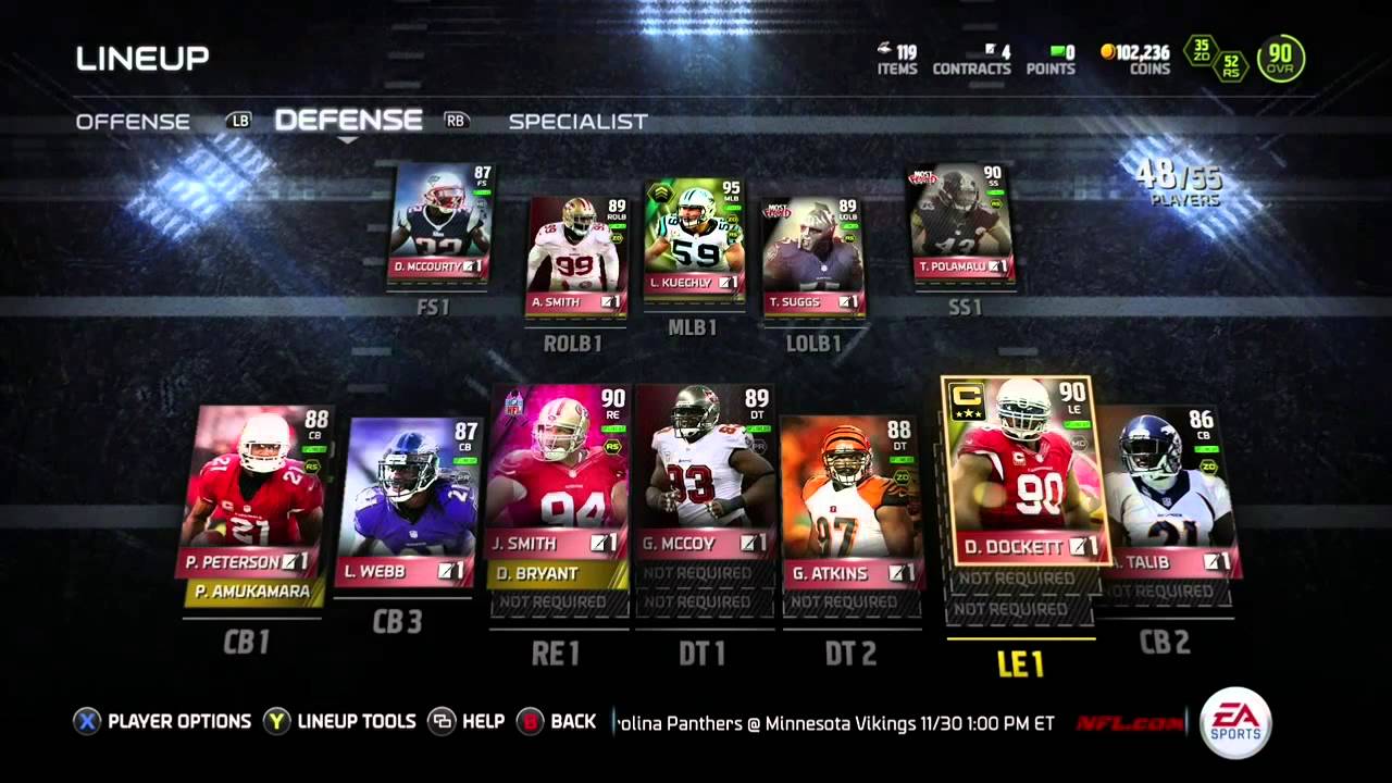 MUT15:90 OVR! Team update