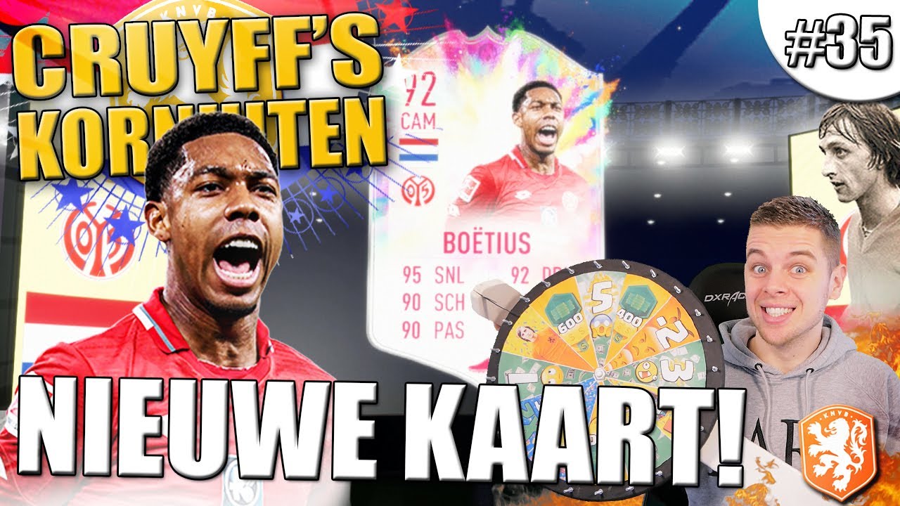 92 BO&Euml;TIUS VRIJSPELEN + MOMENT ICON!! Cruyff's Kornuiten #35