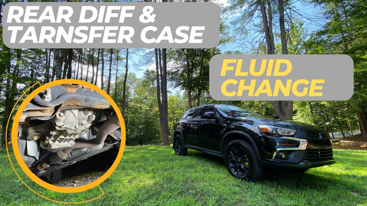 Rear diff and transfer case fluid change on Mitsubishi Outlander Sport (Awd)