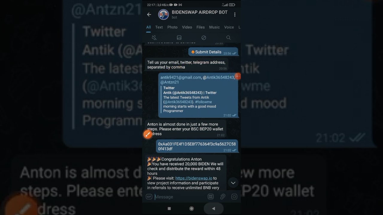 FREE TRUST WALLET, Metamask  AIRDROP TOKEN 2022 : Claim 5$  bsc Coin Crypto (fast no fee❗)