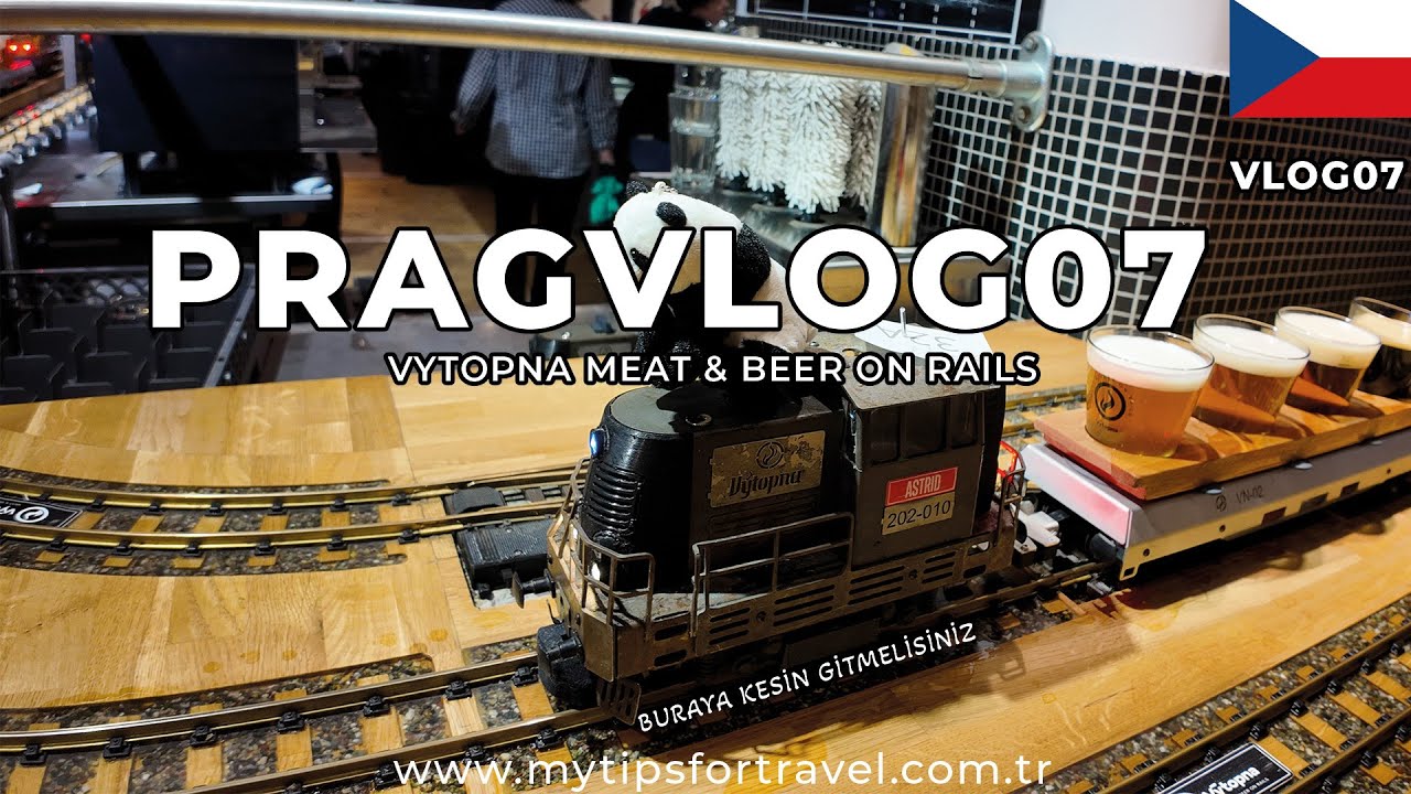Prag'da Trenle Servis Edilen Hamburger