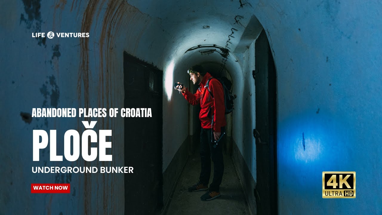 Abandoned Places of Croatia - Underground Bunker Near Ploče in Southern Croatia (Just Walk, No Talk)