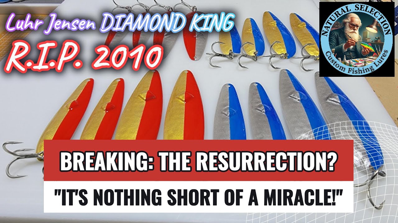Resurrecting the Luhr Jensen Diamond King | Custom Trolling Spoon Rebuild