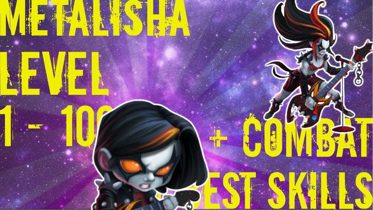 Monster Legends | Metalisha | Level 1 to 100 |