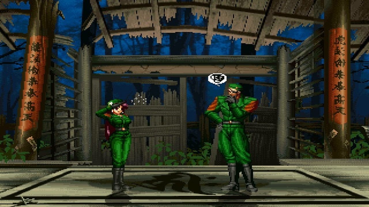 [KOF Mugen] 하이데른 코스프레 하다가 딱 걸린 아테나 : Athena Heidern vs Heidern