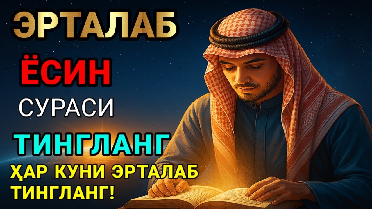 Ясин сурасидаги руқия! Жин бақиради, сеҳр йўқ бўлади, дил хотиржам