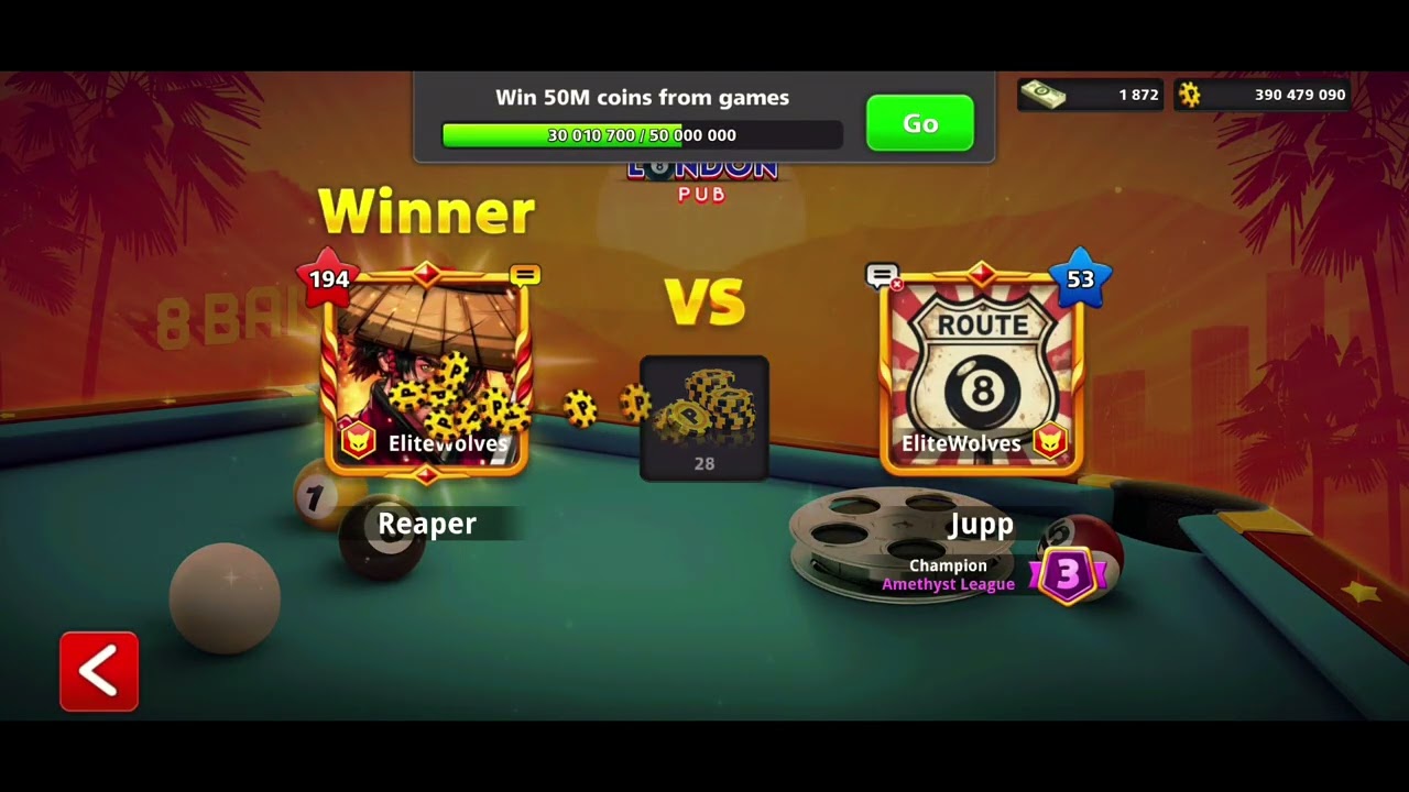 8 Ball Pool | ft. EliteWolves Club Member: Jupp