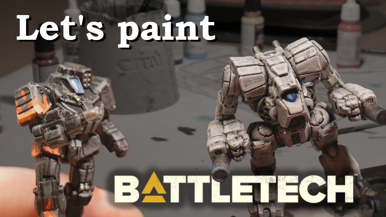 Давайте раскрасим миниатюры Battletech!