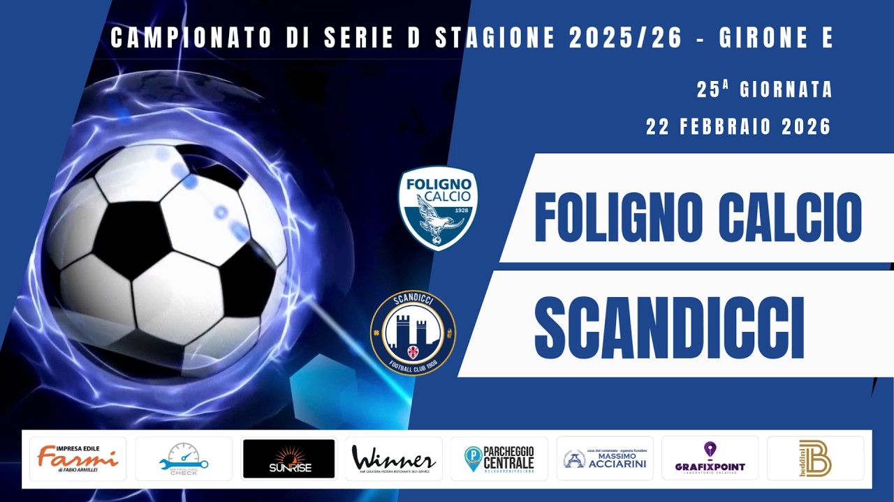 FOLIGNO CALCIO  -  SCANDICCI   hl ed interviste