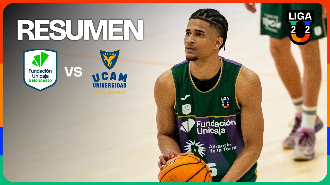 Unicaja Alhaurin de la Torre - UCAM Murcia RESUMEN U22 | Liga U 2025-26 Jornada 9 Fase 2