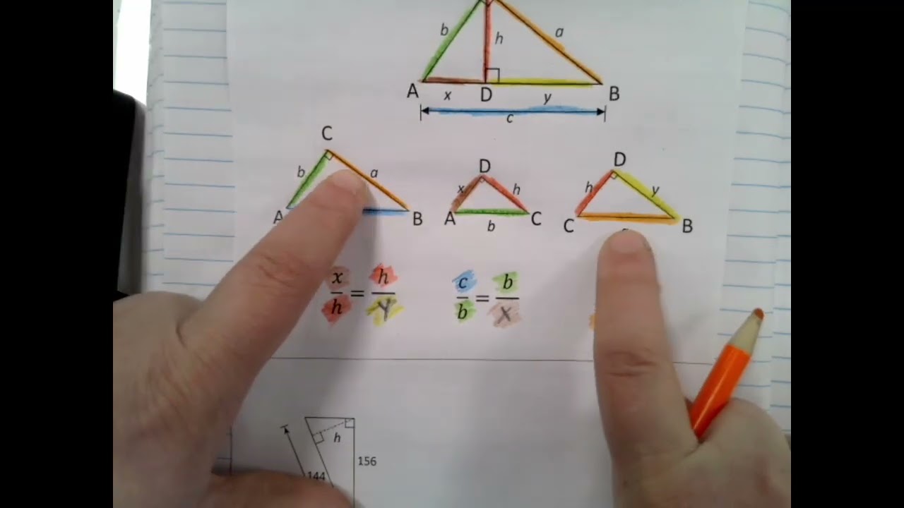 8-1 Part 2 Similarity in Right Triangles (2/5/26)