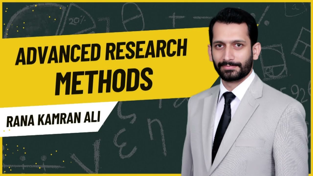 Advanced Research Methods  Lecture 01