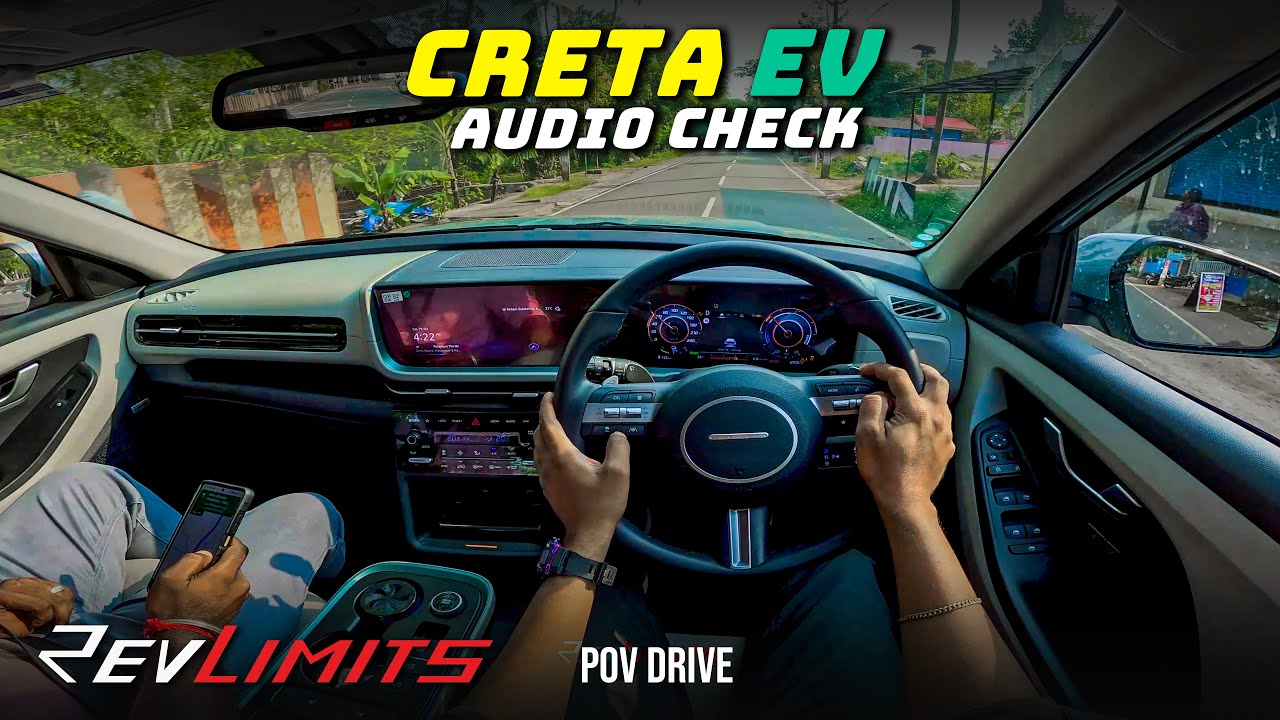 2025 Hyundai CRETA EV | Audio Check | Excellence LR | #povtestdrive #257 | RevLimits #cretaev