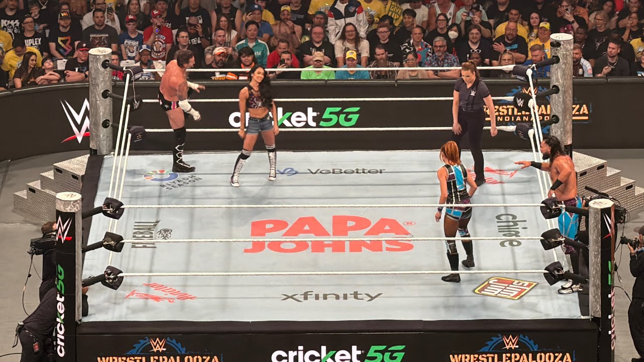 Aj Lee & CM Punk vs Becky Lynch & Seth Rollins FULL MATCH - WWE Wrestlepalooza September 20 2025