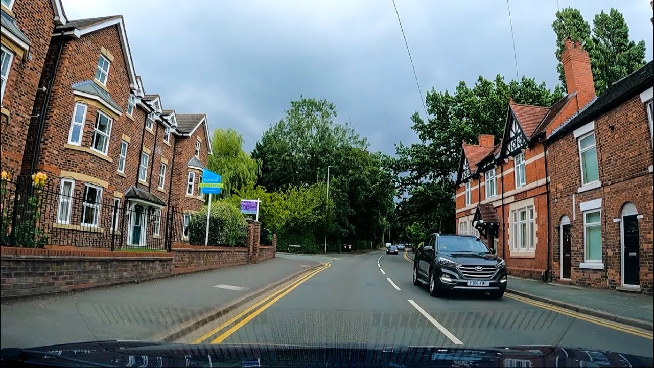 Driving from Nantwich to Crewe
