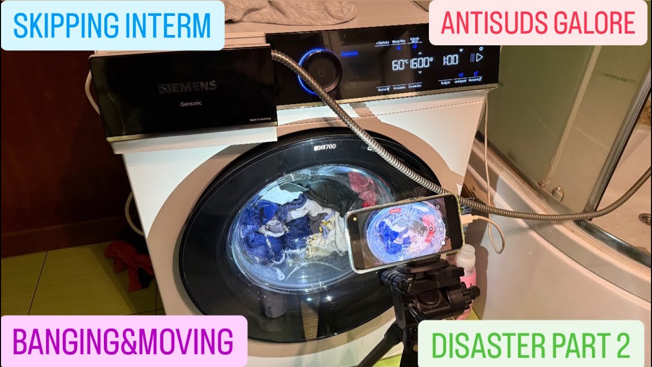 CAN YOU WASH A FULL LOAD (7KG) IN A 2025 10KG RATED WASHING MACHINE? - SIEMENS IQ700 DISASTER PART 2
