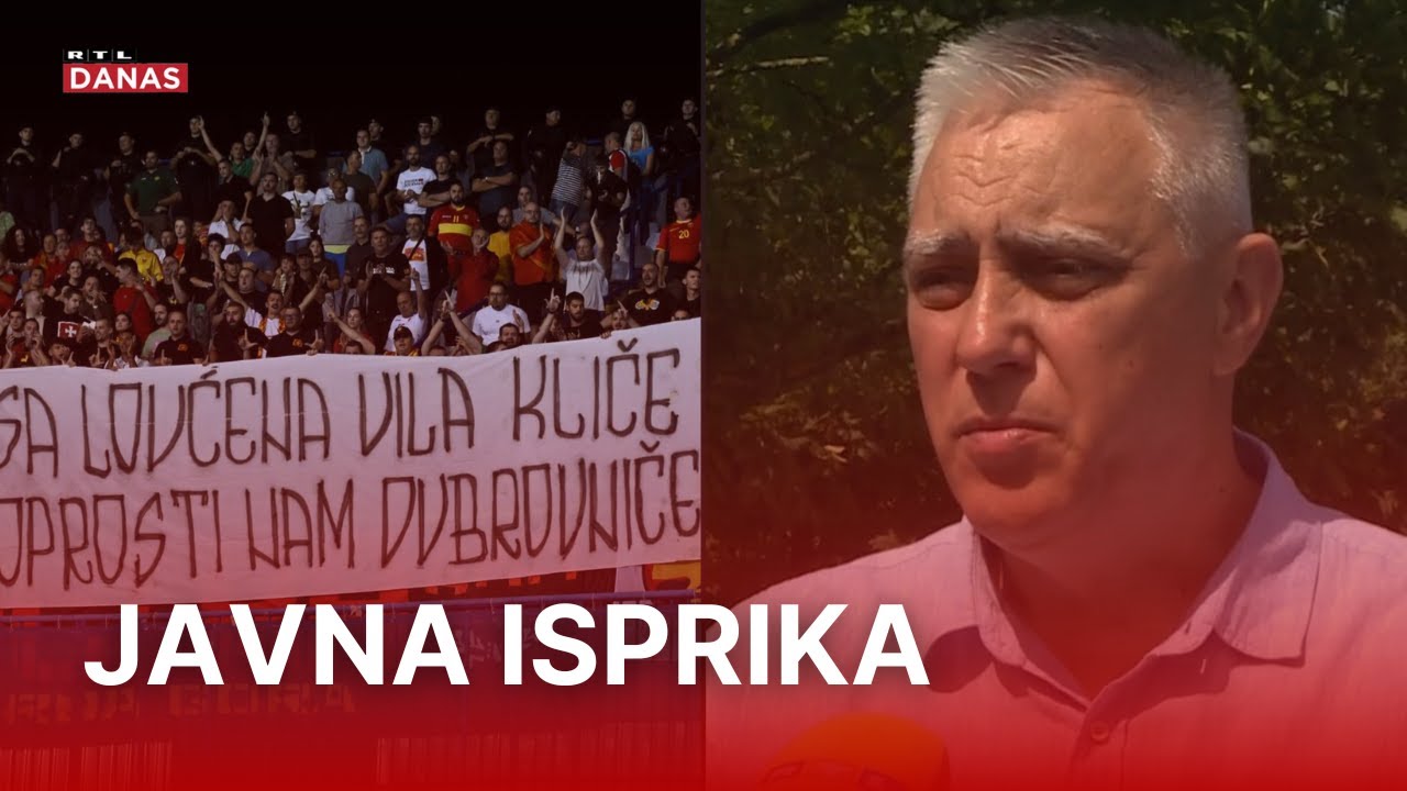 Znakovita poruka crnogorskih navijača obilježila utakmicu | RTL Danas