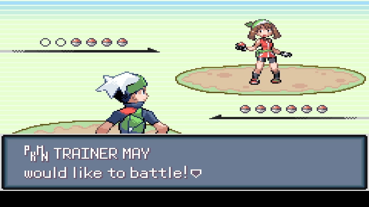 Pokemon Parallel Emerald *Trainer May * Route 110