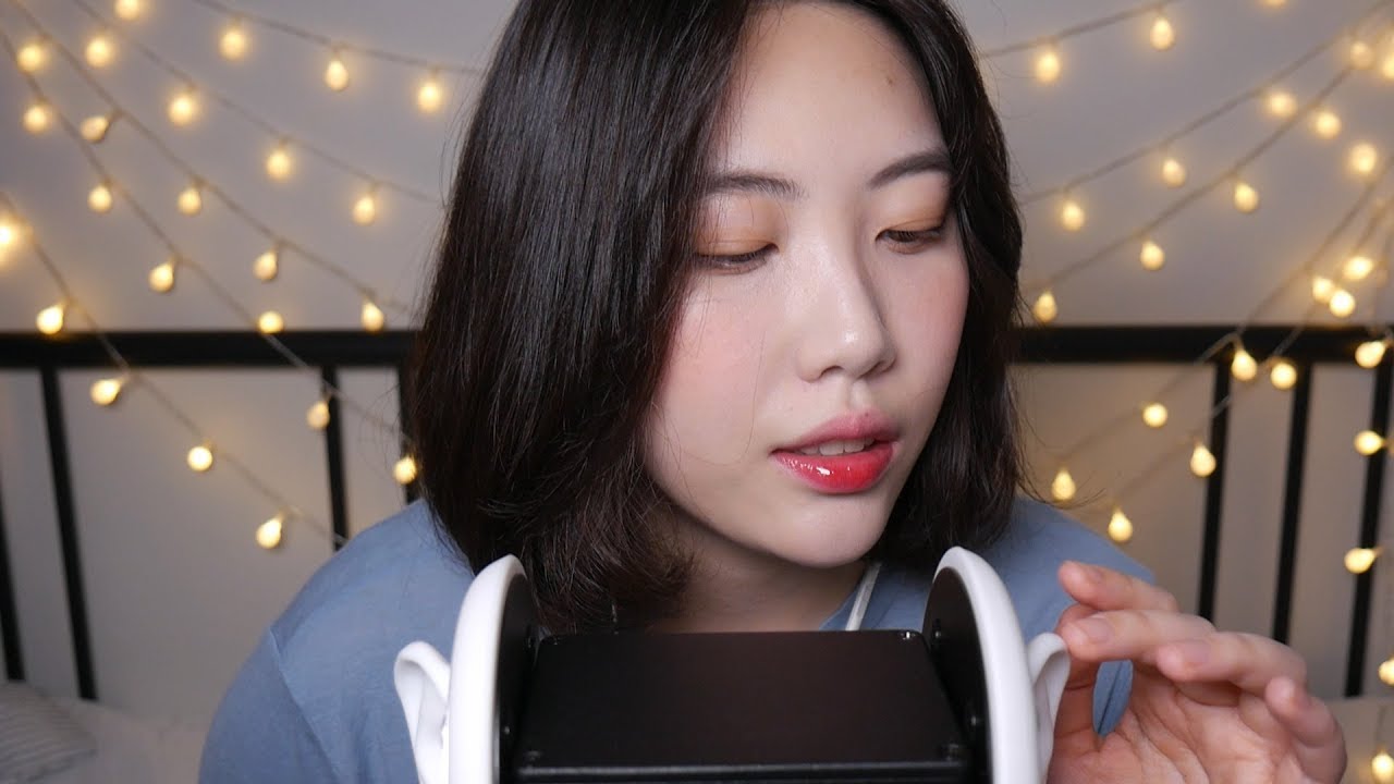 ASMR 속닥속닥 귀탭핑과 단어반복/ Ear Tapping / Whispering